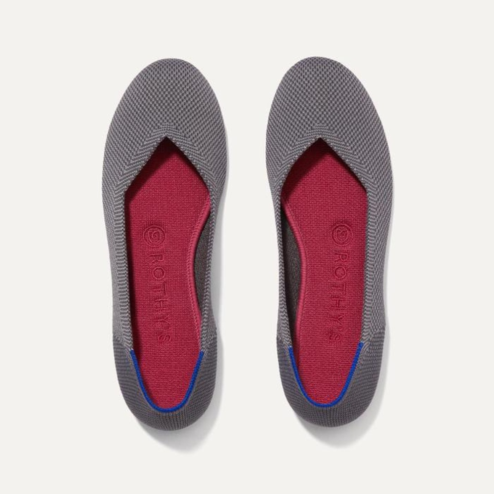 Rothy’s Charcoal Round Toe Flats